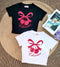 Basic Cherry Print Crop T-Shirts